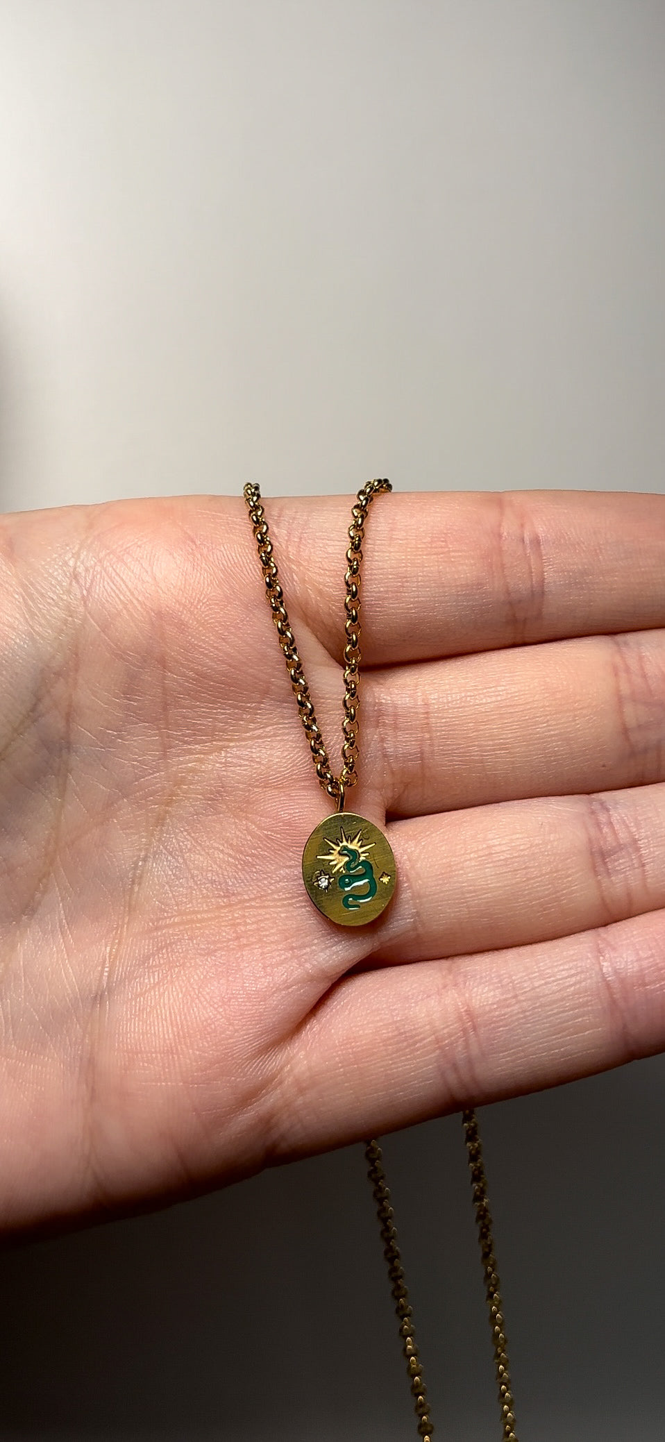 Snake Mini Pendant Necklace